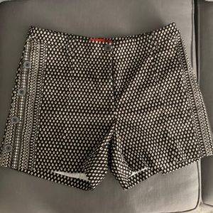Anthropologie brown print shorts, Sz 12